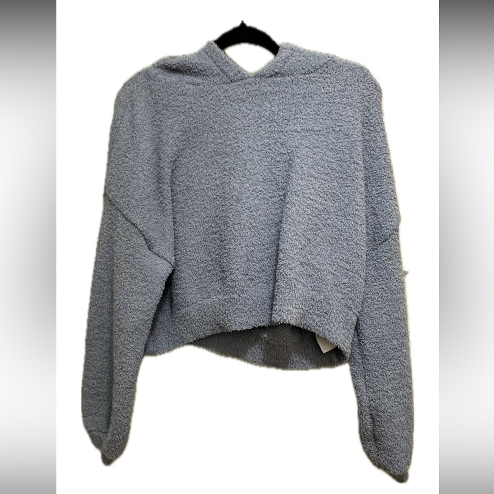 Cozy Blue Hooded Sweater